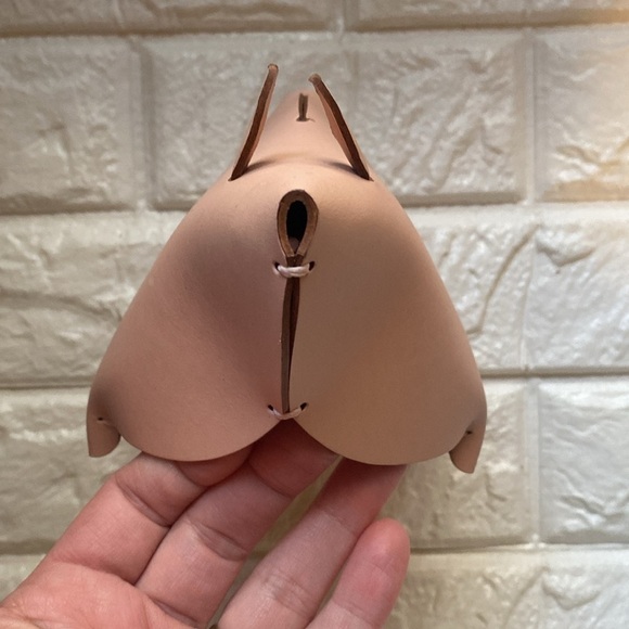 Vacavaliente Pig, Recycled leather Pink - Picture 6 of 9